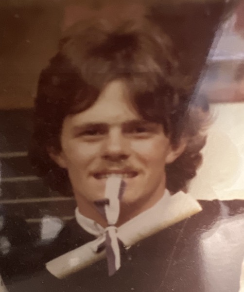 Bob Saul '80 in college